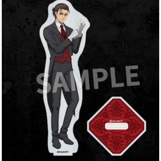 Chân đế Acrylic phong cách Attack on Titan Butler - Eren, Levi, Armin, Hange Anime Hình (Fanmade)