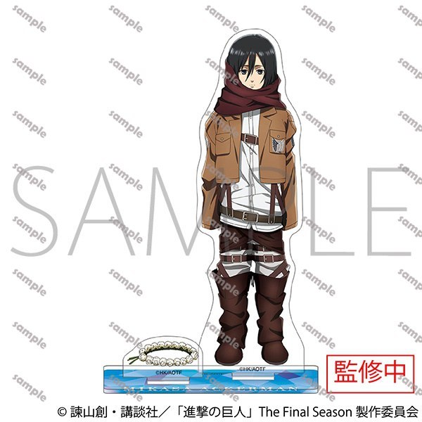 Attack on Titan Mini Chibi Acrylic Stand Survey Corps Anime Hình Trang Trí Bàn Làm Việc (fanmade Collectible)