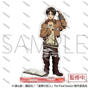 Attack on Titan Mini Chibi Acrylic Stand Survey Corps Anime Hình Trang Trí Bàn Làm Việc (fanmade Collectible)