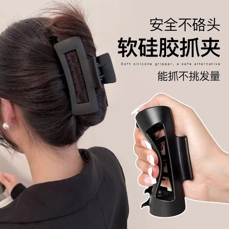 Kẹp tóc silicon mềm mại cho nữ, an toàn và thời thượng - Phù hợp cho học sinh