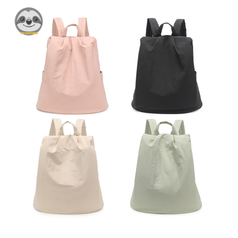 Phong cách Nhật Bản Phong cách Muji / Ba lô đơn giản thông thường / Ba lô nam nữ màu trơn / Túi đi học phù hợp cho học sinh / Túi đi học sổ tay làm việc
