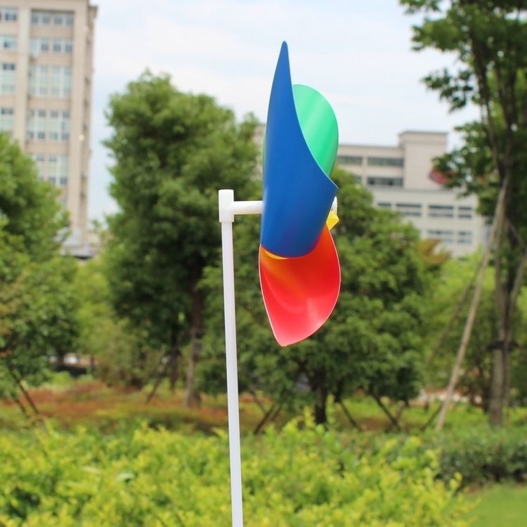 Trẻ Em Cầm Tay Cối Xay Gió Đồ Chơi Bốn Màu Cối Xay Gió Ngoài Trời Ảnh Đạo Cụ Trang Trí Cảnh Trang Trí Đồ Trang Trí Cối Xay Gió
