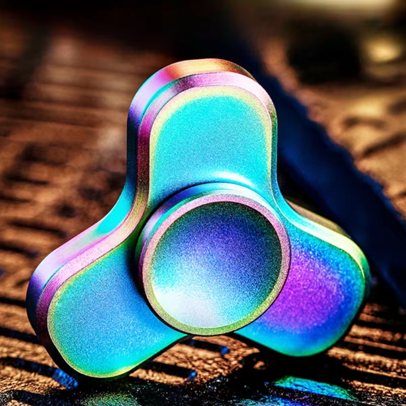 1 Máy Tính Mini Fidget Spinner Giảm Căng Thẳng Chống Căng Thẳng Đồ Chơi Giảm Căng Thẳng Hợp Kim EDC Quay Đầu Con Quay Hồi Chuyển Cho Trẻ Em ADHD