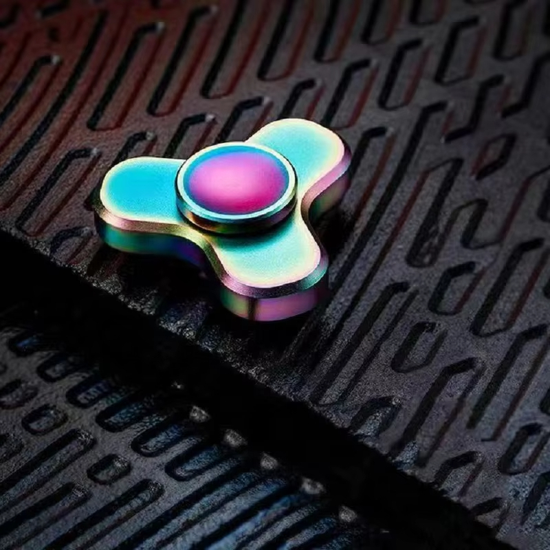 1 Máy Tính Mini Fidget Spinner Giảm Căng Thẳng Chống Căng Thẳng Đồ Chơi Giảm Căng Thẳng Hợp Kim EDC Quay Đầu Con Quay Hồi Chuyển Cho Trẻ Em ADHD