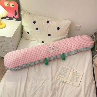 Gối dài dễ thương giường ngủ chéo chân bên gối ngủ ký túc xá bé gái ngủ gối sáng tạo đệm lớn