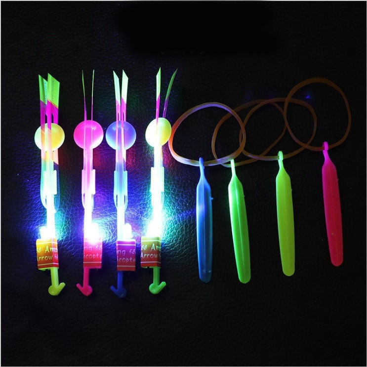 Dạ Quang Bay Mũi Tên Slingshot Đồ Chơi Nhấp Nháy Ngoài Trời Dạ Quang Đồ Chơi Influencer Bán Chạy
