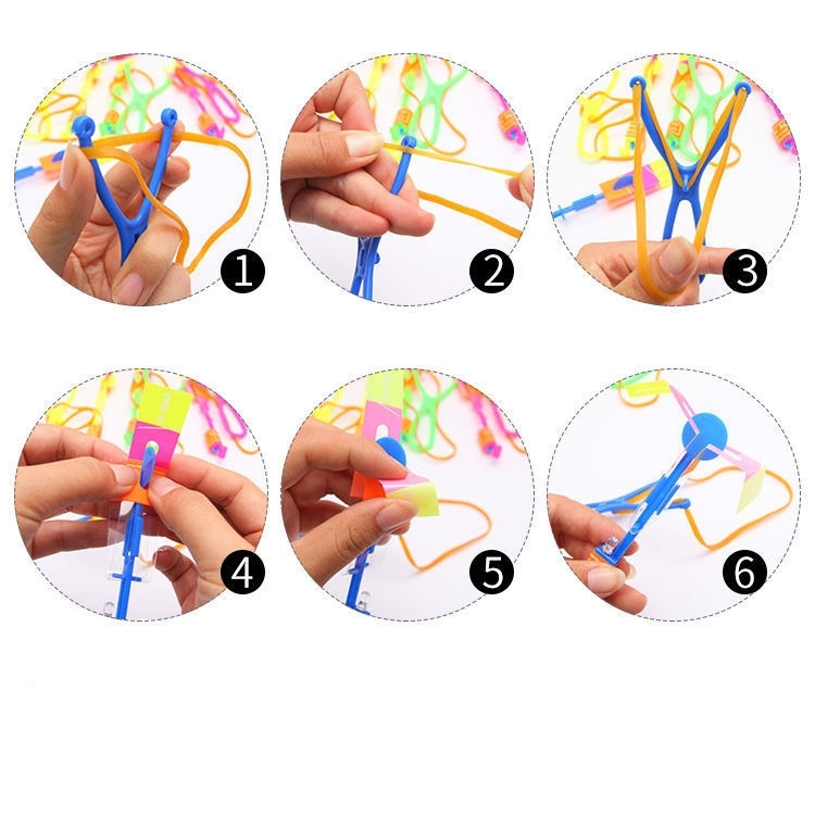 Dạ Quang Bay Mũi Tên Slingshot Đồ Chơi Nhấp Nháy Ngoài Trời Dạ Quang Đồ Chơi Influencer Bán Chạy