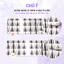 Anjosirma Lông Mi Giả 3D Cong Tự Nhiên 8-14mm C+ Chất lượng cao tái sử dụng