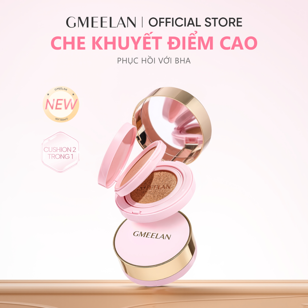 【Hàng mới】GMEELAN CUSHION BLACK TRUFFLE BHA HIGH COVER 2-IN-1 PINK ...
