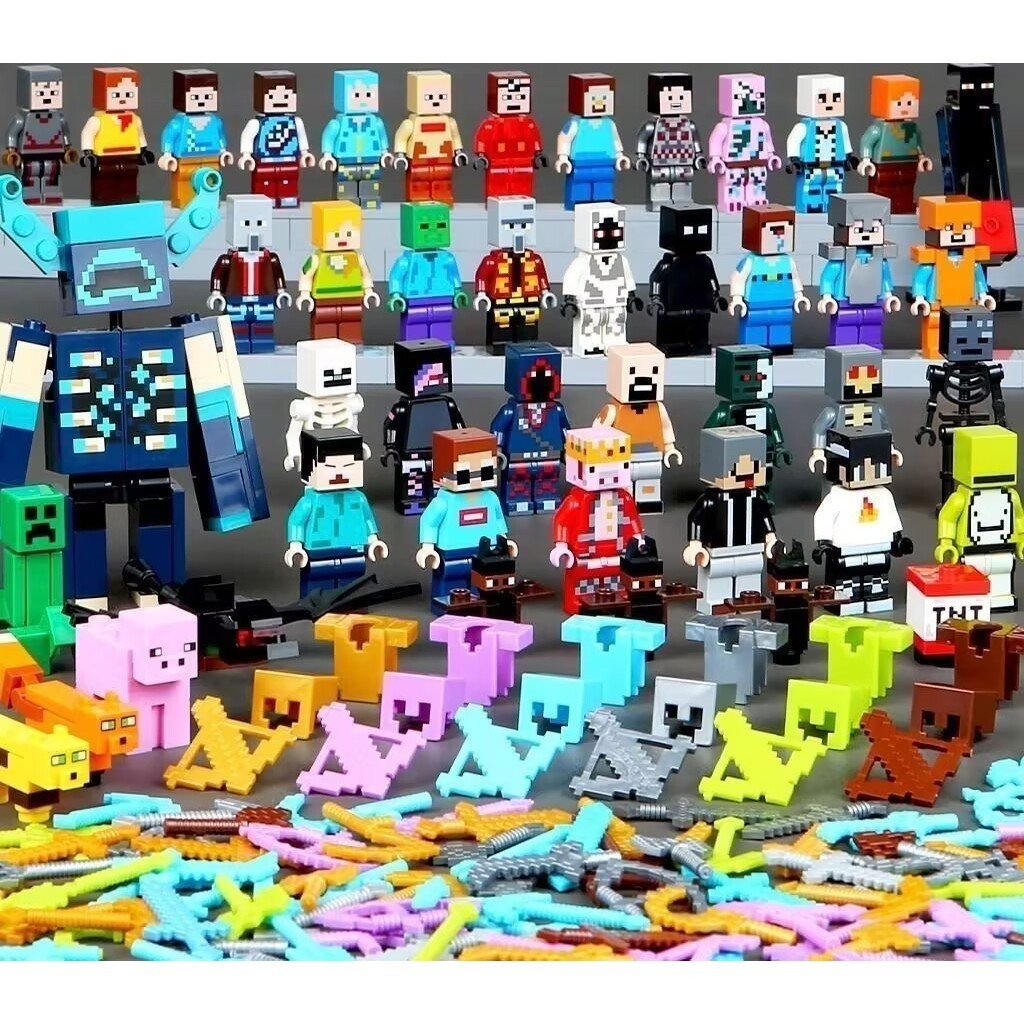 Minecraft Búp Bê Khối Xây Dựng Đồ Chơi Lập Phương Từ Đồ Chơi Xây Dựng