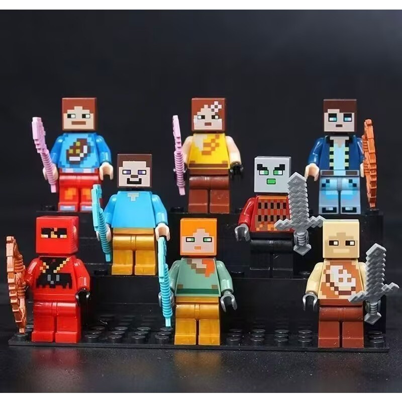 Minecraft Búp Bê Khối Xây Dựng Đồ Chơi Lập Phương Từ Đồ Chơi Xây Dựng