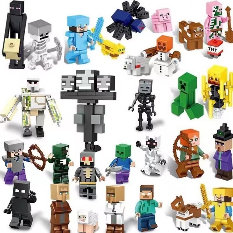 Minecraft Búp Bê Khối Xây Dựng Đồ Chơi Lập Phương Từ Đồ Chơi Xây Dựng