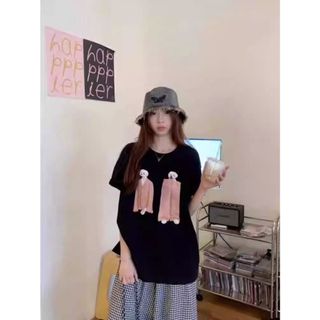 Áo thun nữ oversizebaggy cotton, phù hợp thời trang hàng ngày
