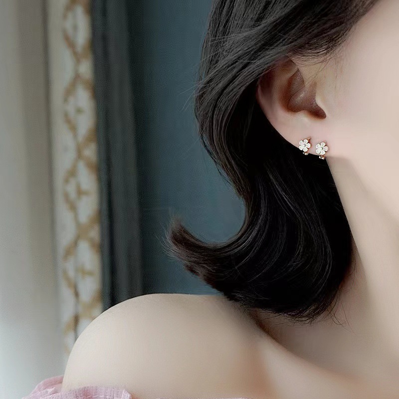 Bông tai hoa nhỏ thời trang Hàn Quốc, tinh tế - Perfect Cho Sinh Nhật