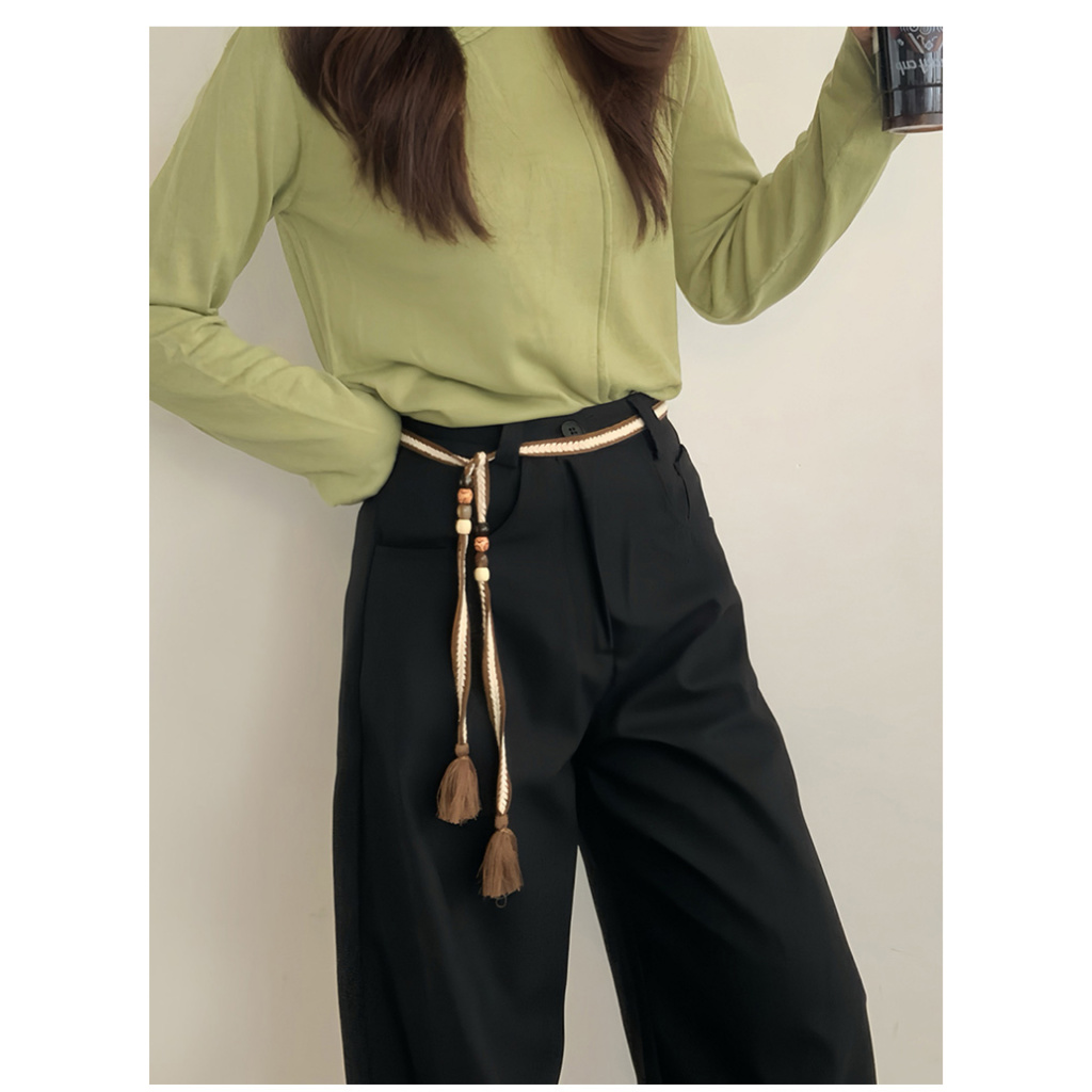 Thắt lưng nữ retro handmade, dây thắt lưng trang trí phù hợp để tạo điểm nhấn thời trang cho vòng eo