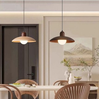 AIMI Bắc Âu Hạt Gỗ Nhà Hàng Đèn Chùm Thanh Trung Cổ Cafe Đèn Trang Trí Thích Hợp Cho Phòng Khách Phòng Ngủ Đầu Giường