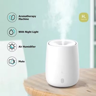 MIjia HL Máy tạo độ ẩm không khí, khuếch tán hương thơm, tạo sương mù siêu âm, đèn ngủ LED, dùng tinh dầu Difusor, ứng dụng tại nhà