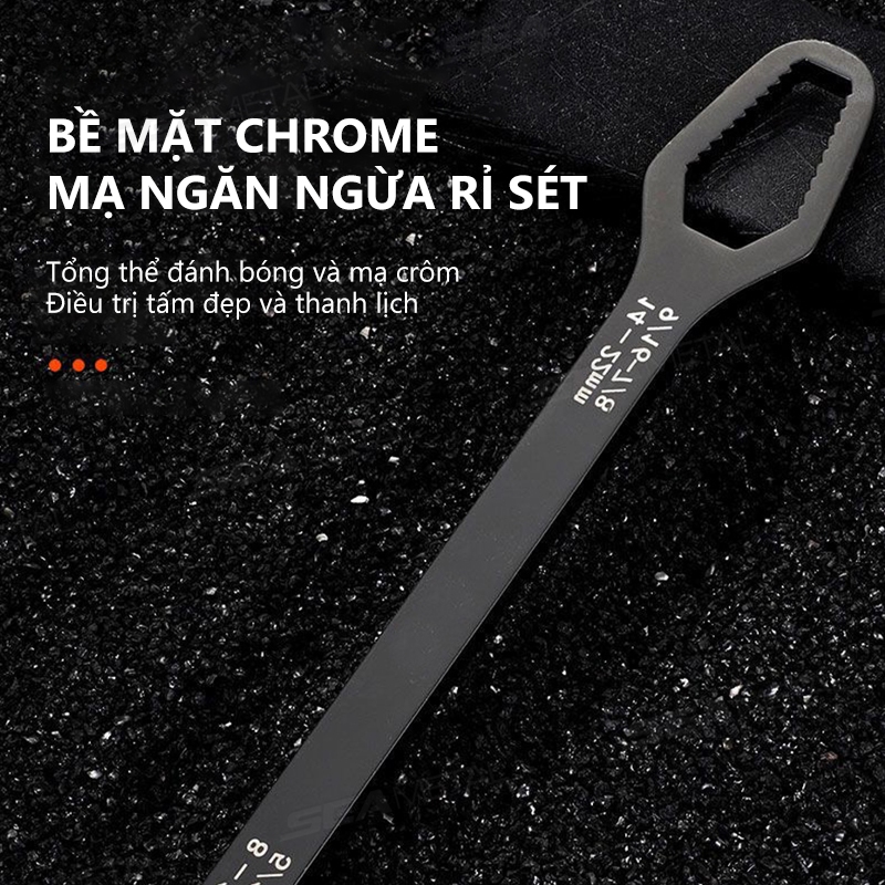 SEAMETAL Universal Torx Cờ lê tự thắt chặt Kính có thể điều chỉnh Cờ lê Ban hai đầu Torx Cờ lê Dụng cụ cầm tay cho nhà máy