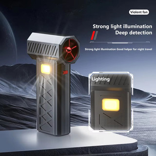Quạt bạo lực 400000RPM Quạt Turbo Máy Thổi Khí Mạnh Mẽ Có Màn Hình LED Và Chiếu Sáng Bụi Bụi Không Chổi Than Turbo Jet Blower