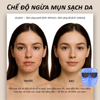Mặt Nạ Ánh Sáng Sinh Học NIPLIFE EM-01 Công Nghệ Ánh Sáng Sinh Học Giúp Trẻ Hóa Làn Da Hiệu Quả