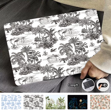 Ốp In Hình Minh Họa Retro Cho 2025 Macbook Air M4 13inch A3240 Pro M4 14inch A3112 A3401 A3185 Air13.3 M1 A2337 Retina13 A1932 A2179 Pro13 M2 A2338 Air M2 A2681 A2941 Air15 M4