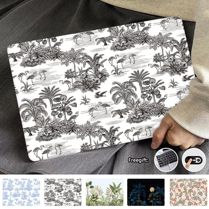 Ốp In Hình Minh Họa Retro Cho 2025 Macbook Air M4 13inch A3240 Pro M4 14inch A3112 A3401 A3185 Air13.3 M1 A2337 Retina13 A1932 A2179 Pro13 M2 A2338 Air M2 A2681 A2941 Air15 M4