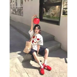 Áo Thun Cotton Oversize Baggy Nữ - Phong Cách Thời Trang Hàng Ngày