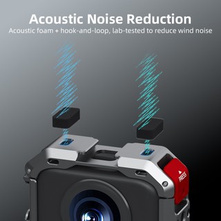 Dành Cho DJI Osmo 360 Toàn Cảnh Máy Ảnh Thể Thao Kim Loại Thỏ Lồng Đa Năng Mở Rộng Bảo Vệ Khung Kim Loại DJI 360 Toàn Cảnh Camera Phụ Kiện