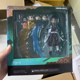 Anime Demon Slayer Kimetsu No Yaiba Kamado Tanjirou Figma 498 DX # Nhân Vật Hành Động Pvc Đồ Chơi Mô Hình
