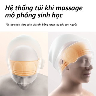 NIPLIFE  Mũ massage đầu và mắt có sưởi ấm