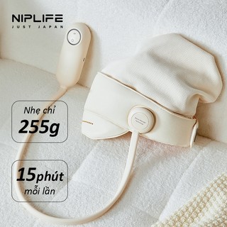 NIPLIFE  Mũ massage đầu và mắt có sưởi ấm