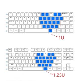 Bướm Clove Keycaps Trong Suốt Tỏa Sáng Xuyên Trái Tim Keycap Anh Đào Hồ Sơ Chất Liệu PC Cho Bàn Phím Cơ