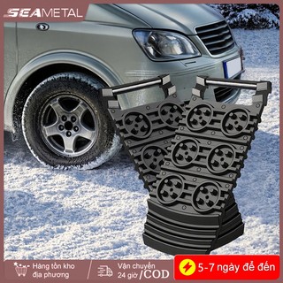 SEAMETAL Lốp Xe Khẩn Cấp Chống Trượt Ban Phục Hồi Theo Dõi Kéo Thảm Ban Tuyết Xích Xẻng Ramps Miếng Lót Off Road Phụ Kiện