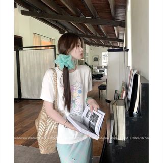 Áo Thun Nữ Oversize Baggy 100% Cotton - Phong Cách Thời Trang 2025