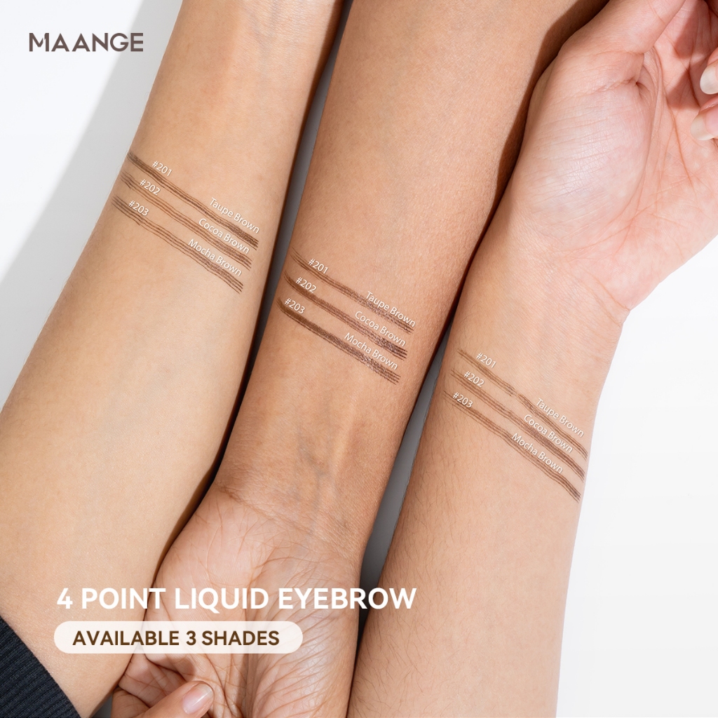 Bút lông lỏng 4 lỗ MAANGE - Chống nước & 36H Wear E03