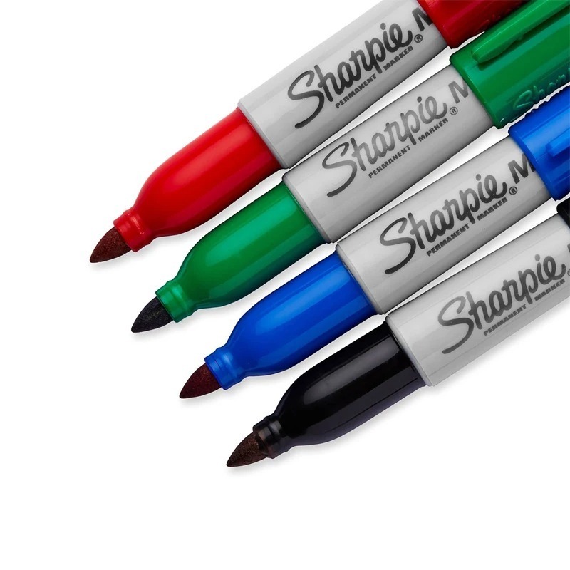1 Chiếc Sharpie MiNi Bút Đánh Dấu 9cm Siêu Ngắn Túi golf Bút Đánh Dấu Có Móc Treo Bút Gel