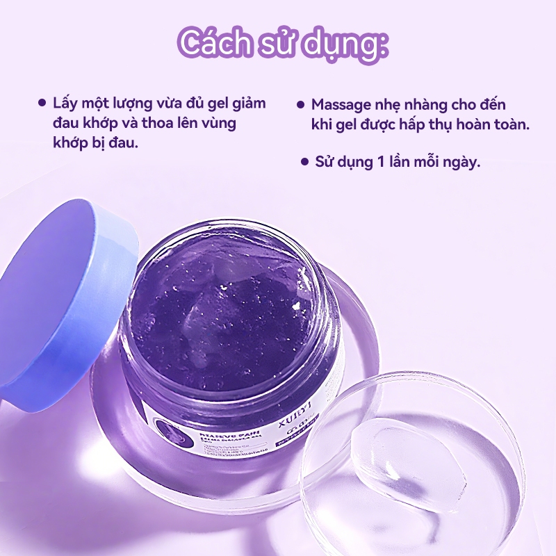 [XUEYI] Gel massage giảm đau 50g | Giảm đau khớp, giảm đau cơ đầu gối