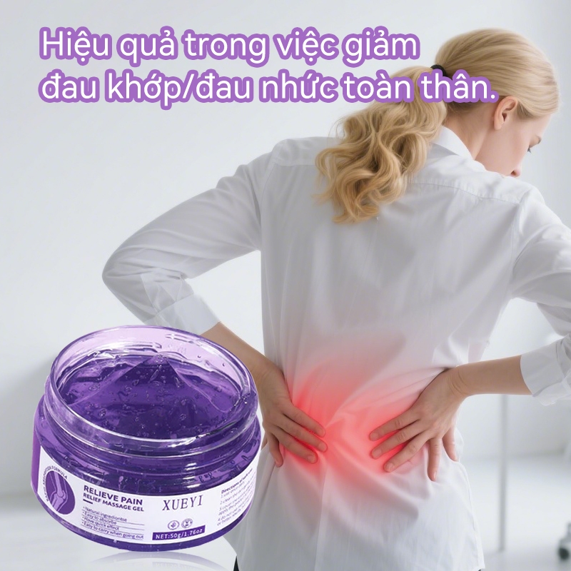 [XUEYI] Gel massage giảm đau 50g | Giảm đau khớp, giảm đau cơ đầu gối