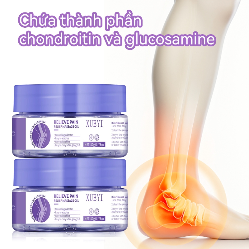 [XUEYI] Gel massage giảm đau 50g | Giảm đau khớp, giảm đau cơ đầu gối