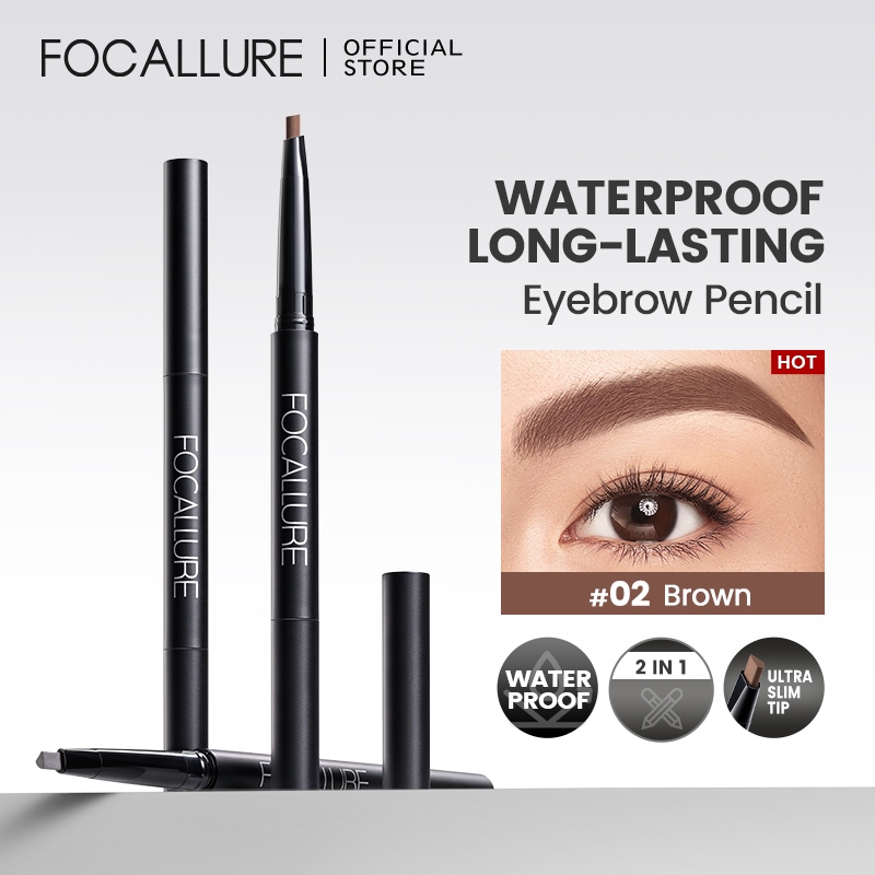 Bút kẻ lông mày FOCALLURE chống thấm nước với 3 màu sắc lựa chọn 1g