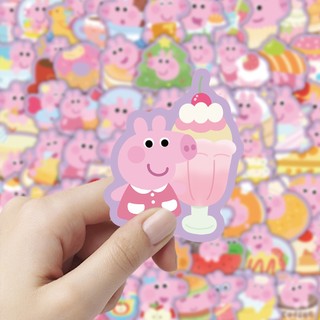 103 Chiếc Hoạt Hình Peppa Pig Sticker George Pig Graffiti Mẫu Giáo Bé Trai Bé Gái Phần Thưởng Miếng Dán