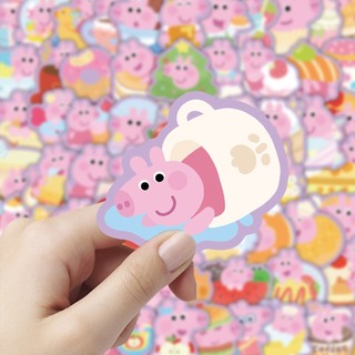 103 Chiếc Hoạt Hình Peppa Pig Sticker George Pig Graffiti Mẫu Giáo Bé Trai Bé Gái Phần Thưởng Miếng Dán