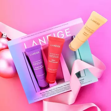 Son dưỡng môi laneige trên bộ ba dưỡng môi phát sáng (3pcsx10g) berry, vani, kẹo dẻo gấu, nguyên bản 100%, giao hàng từ Hàn Quốc