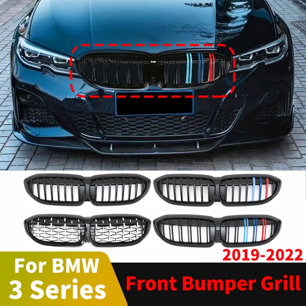 Lưới tản nhiệt tản nhiệt lưới tản nhiệt phía trước, cho BMW 3 Series G20 G21 2019 2020 2021 2022 như 318i 320i 320d 330i 340i 340d hoặc M Sport Touring, Phụ kiện điều chỉnh