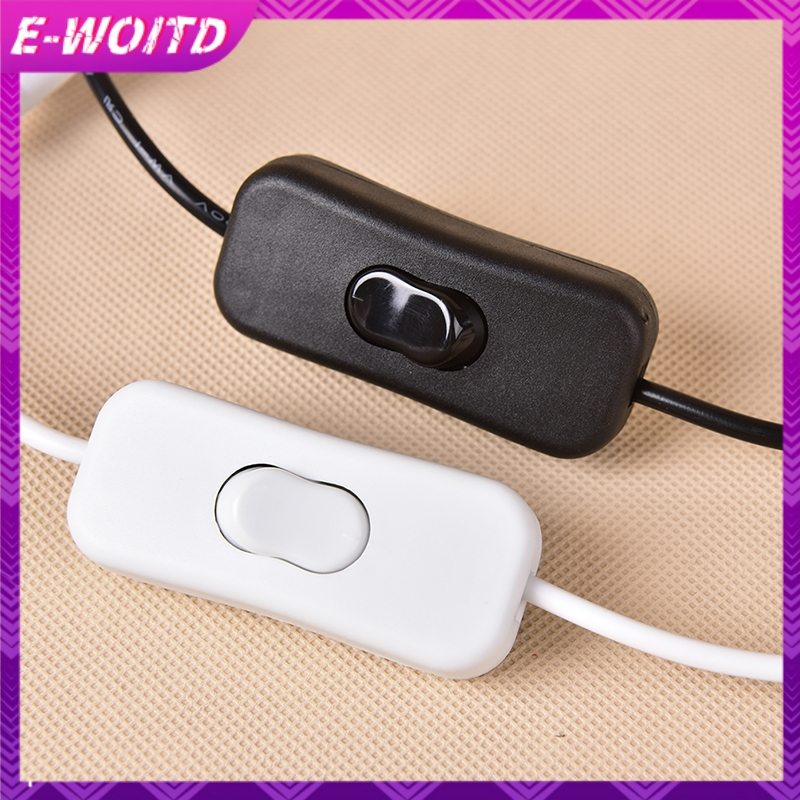 Cáp USB E-WOITD Nam sang Nữ BẬT TẮT Cáp Chuyển Đổi Đèn LED Dây Nguồn 2 Màu HNVN