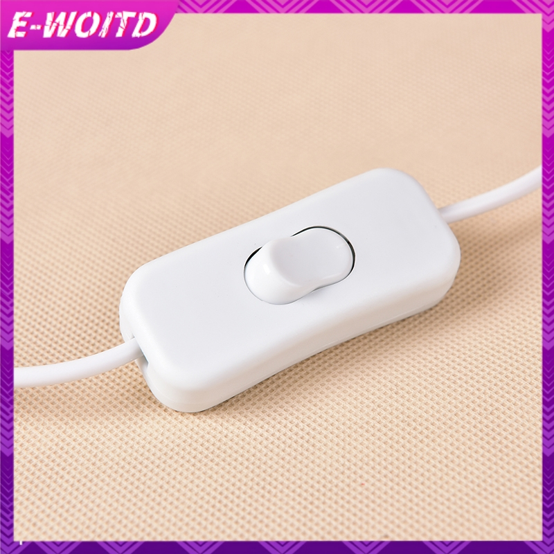 Cáp USB E-WOITD Nam sang Nữ BẬT TẮT Cáp Chuyển Đổi Đèn LED Dây Nguồn 2 Màu HNVN