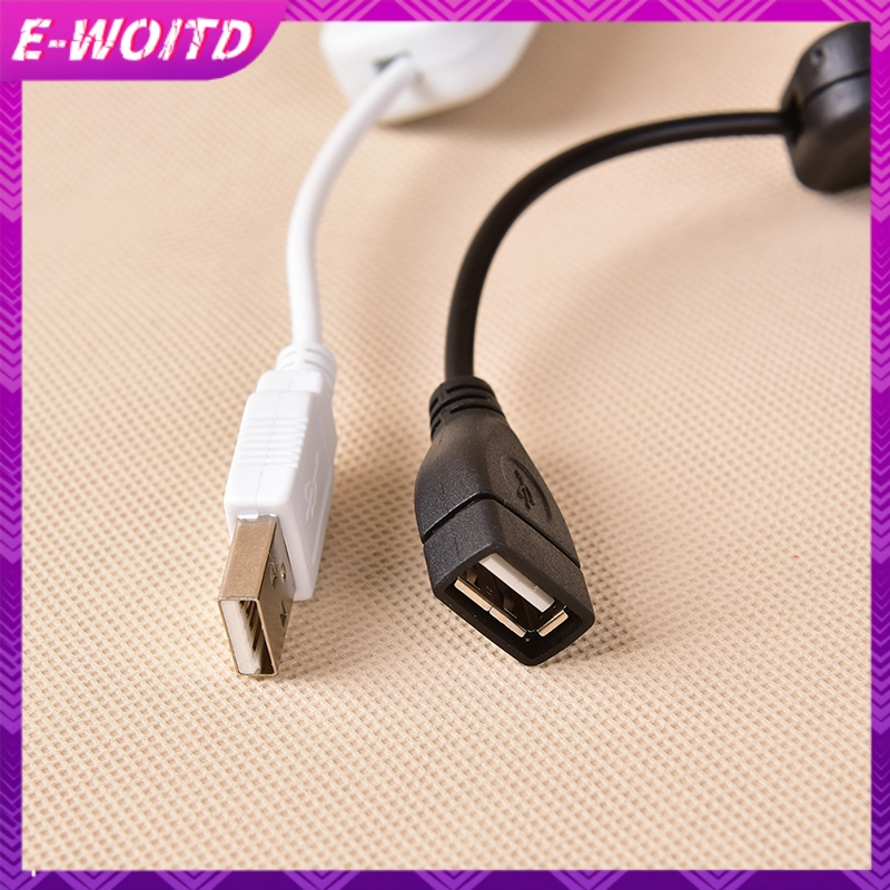 Cáp USB E-WOITD Nam sang Nữ BẬT TẮT Cáp Chuyển Đổi Đèn LED Dây Nguồn 2 Màu HNVN
