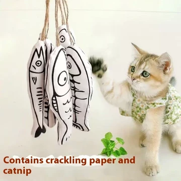 Que trêu chọc mèo để đổi đầu, giảm bớt sự nhàm chán và tiếng ồn, đồ chơi mô phỏng giấy cho cá, đồ chơi trêu chọc mèo, đầu gậy trêu chọc mèo, đồ chơi cho mèo, đồ dùng cho thú cưng bán buôn