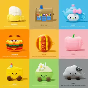 Ốp Tai Nghe Silicon Cho AirPods4 Vỏ Bảo Vệ Tai Nghe Hoạt Hình Phong Cách Mới Cho AirPodsPro2 Vỏ Bảo Vệ Tai Nghe Tương Thích Với AirPodsPro Vỏ AirPods2gen