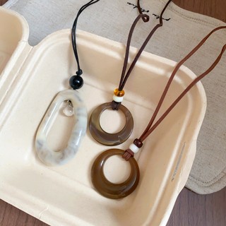 Vòng cổ hình bầu dục boho, phù hợp làm phụ kiện thời trang mỗi ngày